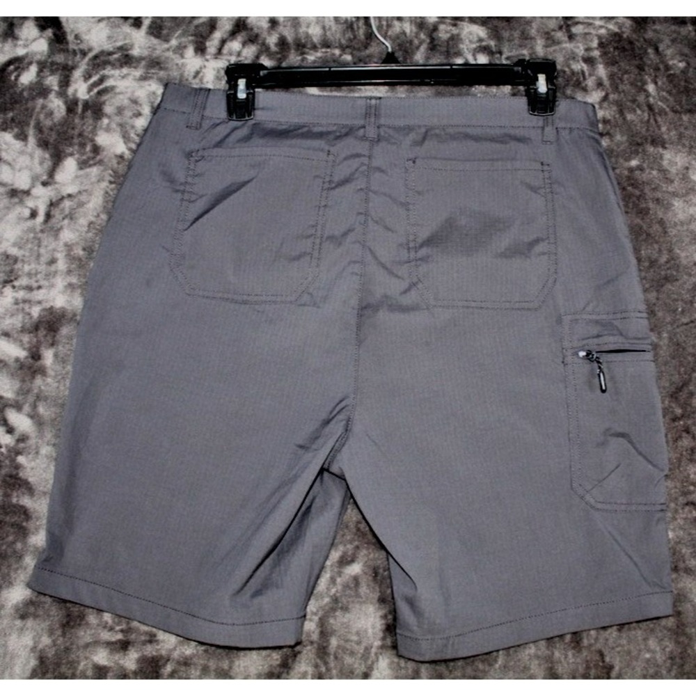 Regatta Outdoor Men Large Grey Hiking Shorts Wicking Made From Recycled Material - Picture 2 of 9